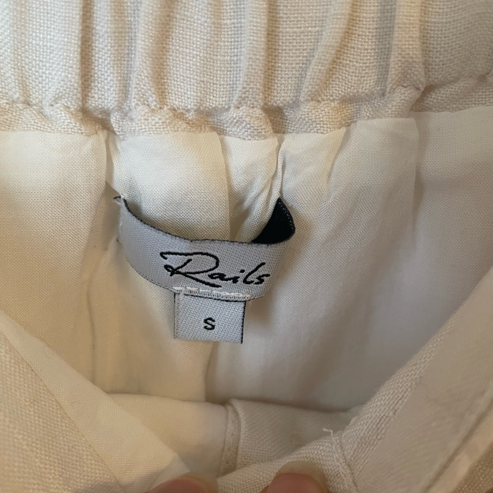 Rails Astrid Belted Flounce Linen Blend Midi Dress - image 7